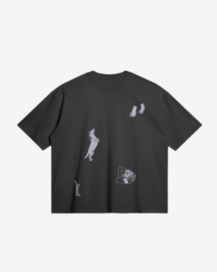 Sweat Ent - Bel Mehta Illustrated Short Sleeve T
